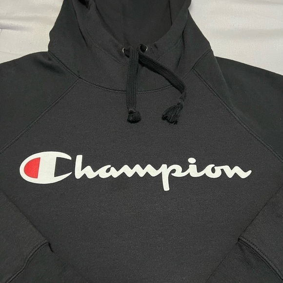 Champion Black Plus Powerblend Hoodie Size 1X - Picture 4 of 7
